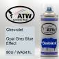 Preview: Chevrolet, Opal Grey Blue Effect, 80U / WA241L: 400ml Sprühdose, von ATW Autoteile West.